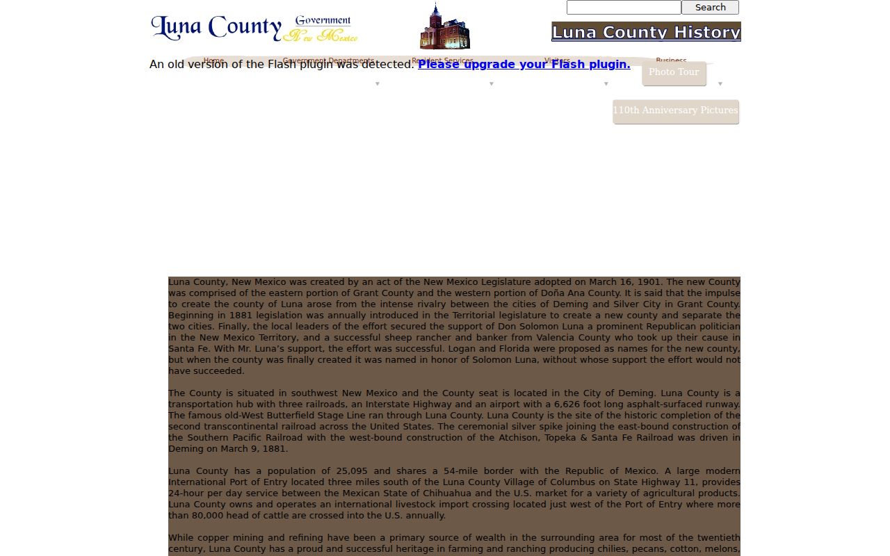 Deming court docket local Luna County history source and courthouse context