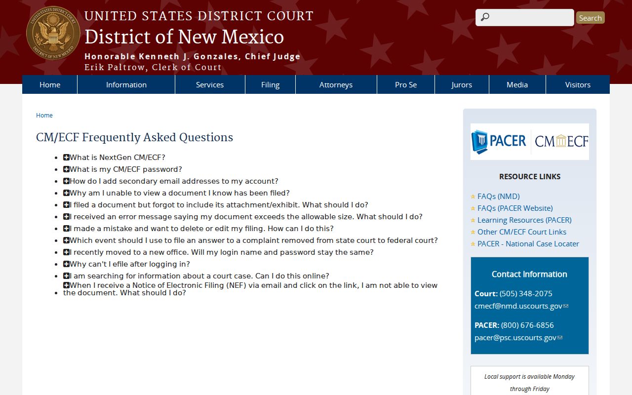 Luna County court docket and restricted federal record access information